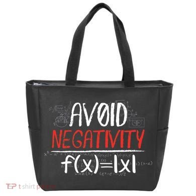 Avoid Negativity Positive Life Gift Tote Bag