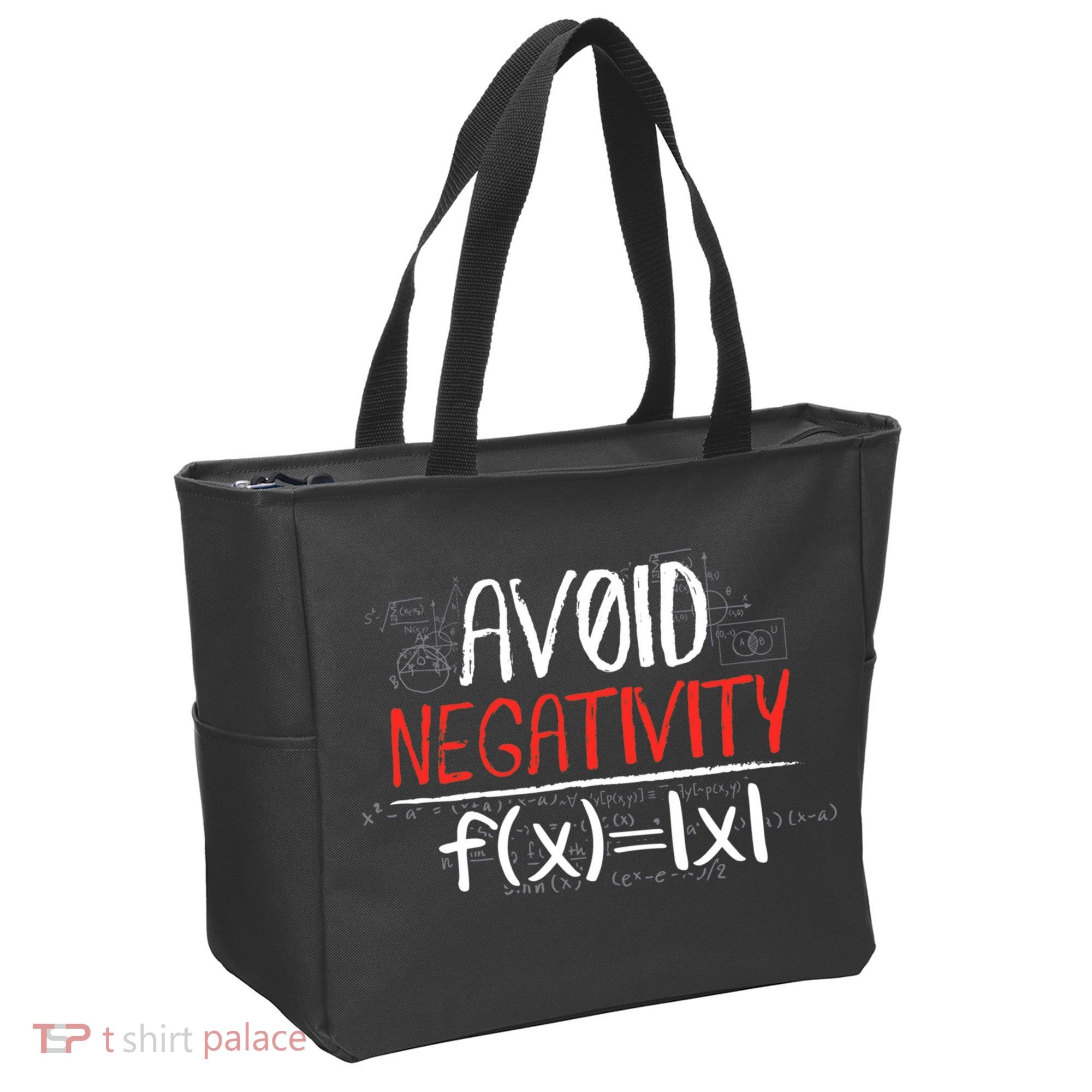 Avoid Negativity Positive Life Gift Tote Bag