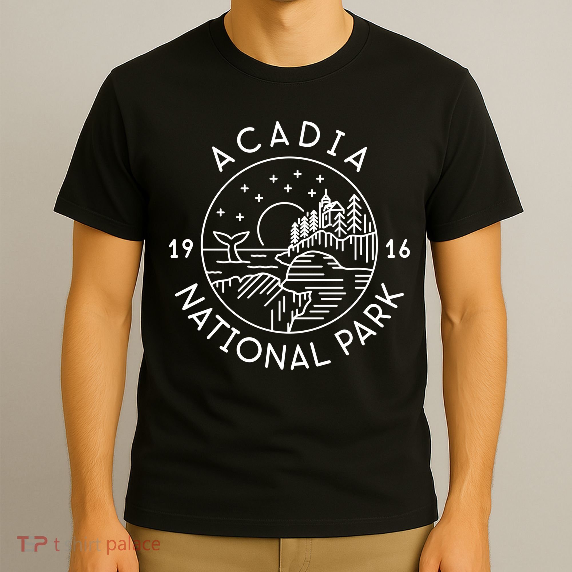 Acadia National Park 1916 Maine Bar Harbor T-Shirt