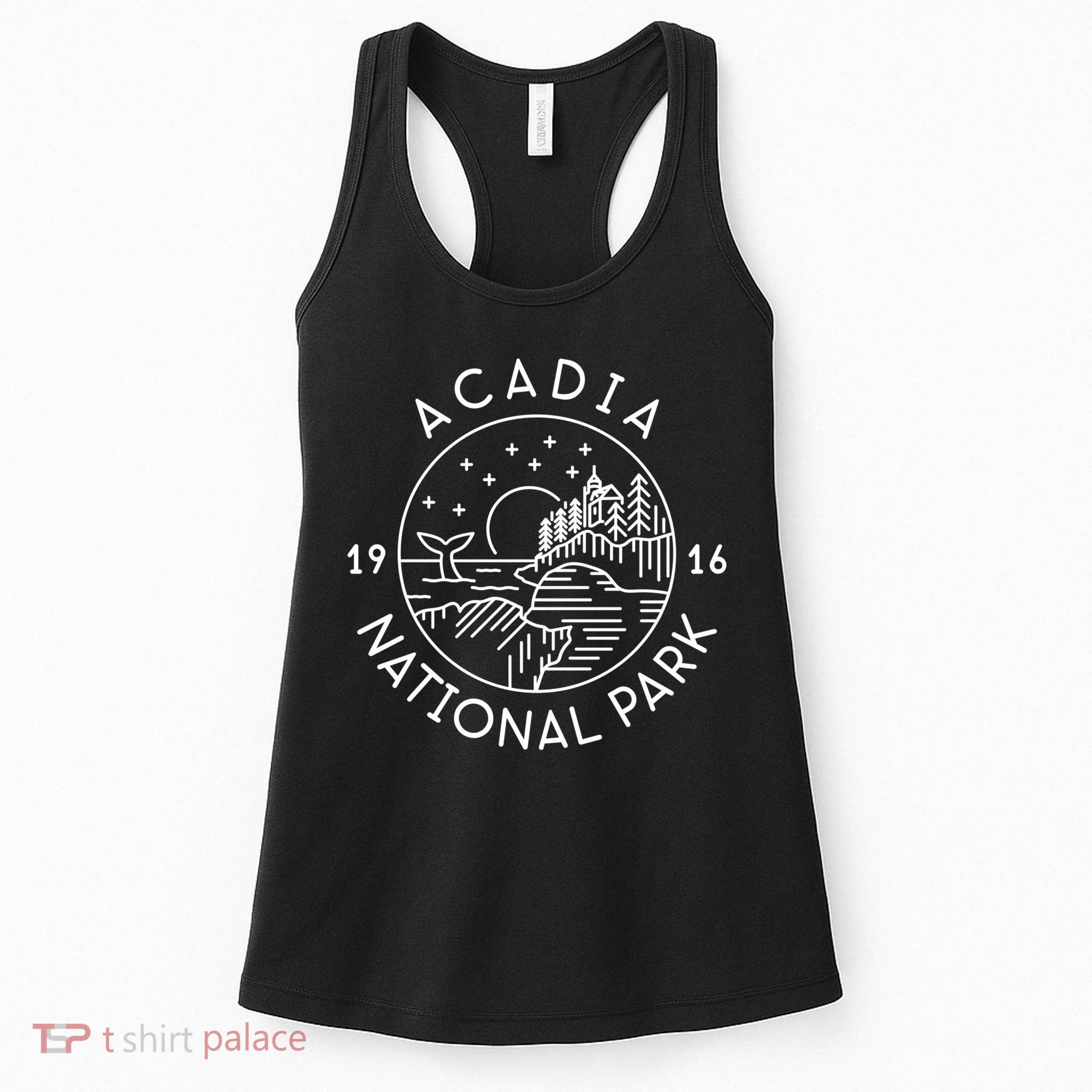 Acadia National Park 1916 Maine Bar Harbor Women's Tank Top