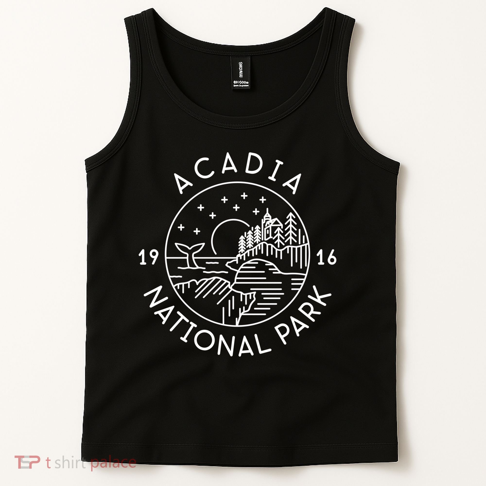 Acadia National Park 1916 Maine Bar Harbor Tank Top