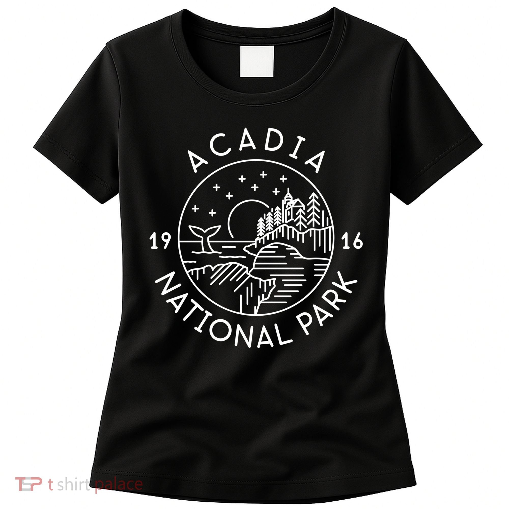 Acadia National Park 1916 Maine Bar Harbor Women's T-Shirt