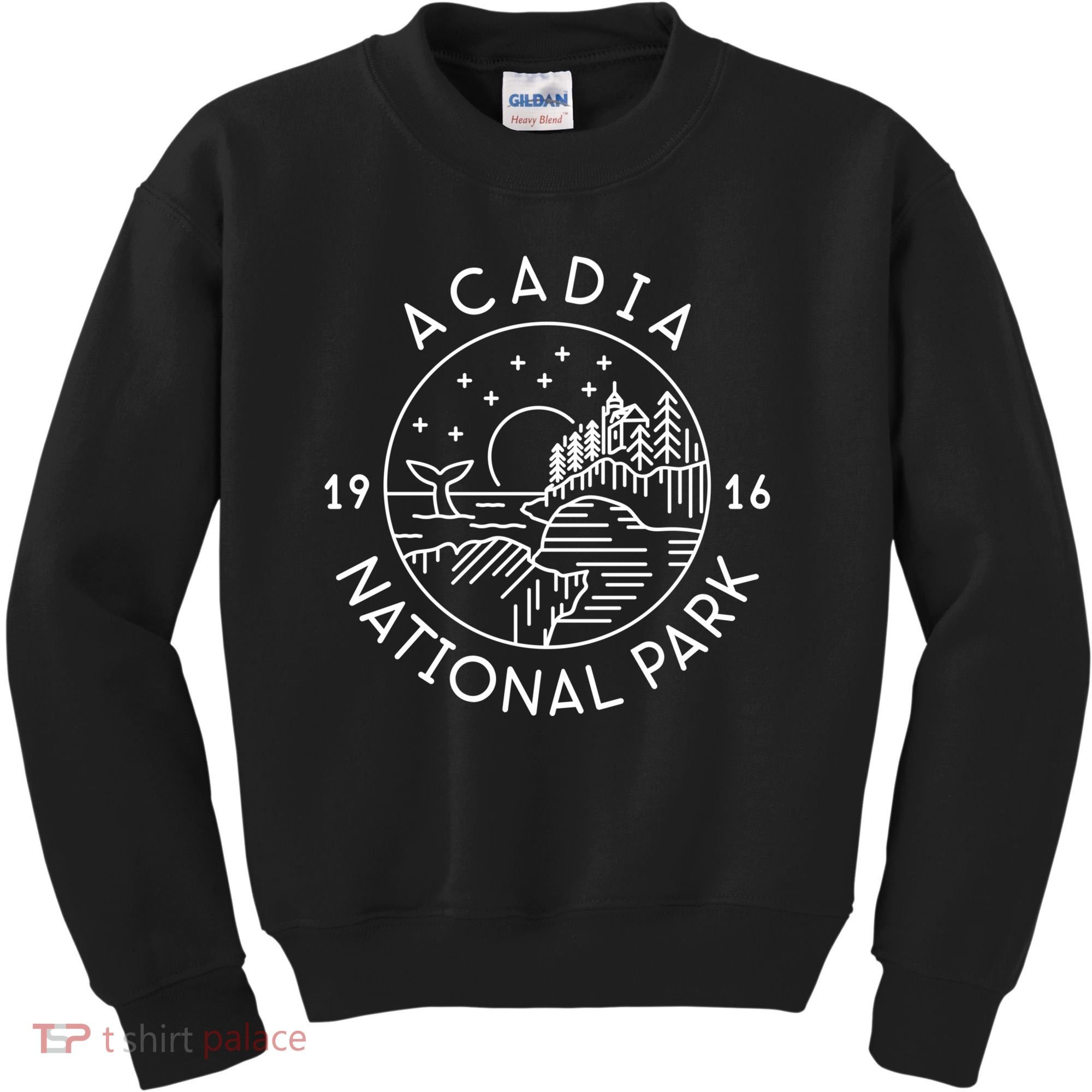 Acadia National Park 1916 Maine Bar Harbor Kids Sweatshirt