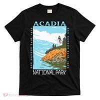 Acadia National Park Bar Harbor Maine Vintage T-Shirt thumb 0
