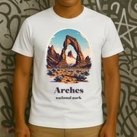 Arches National Park Utah Cool Vintage Style T-Shirt thumb 3