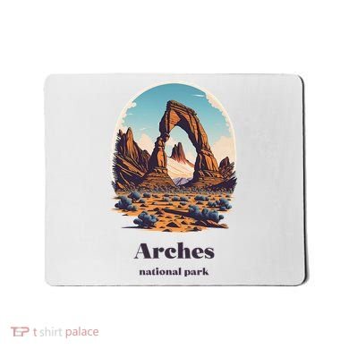 Arches National Park Utah Cool Vintage Style Mousepad
