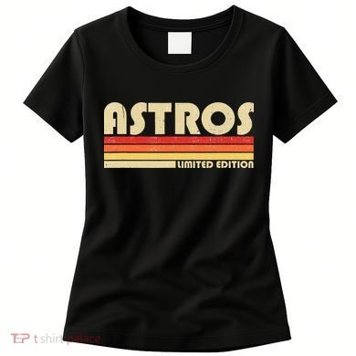 Astros Name Personalized Vintage Retro Gift Women's T-Shirt