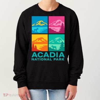 Acadia National Park Warhol Style Women's Sweatshirt