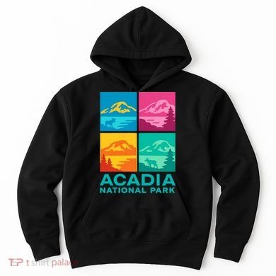 Acadia National Park Warhol Style Hoodie