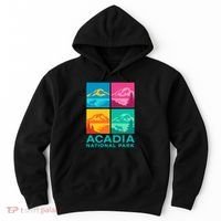 Acadia National Park Warhol Style Hoodie thumb 0