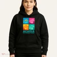 Acadia National Park Warhol Style Hoodie thumb 5