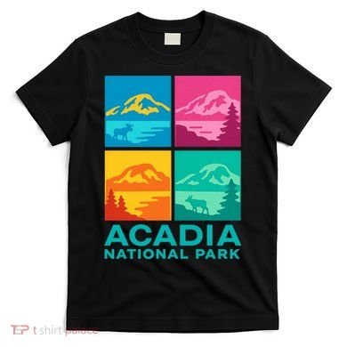Acadia National Park Warhol Style T-Shirt
