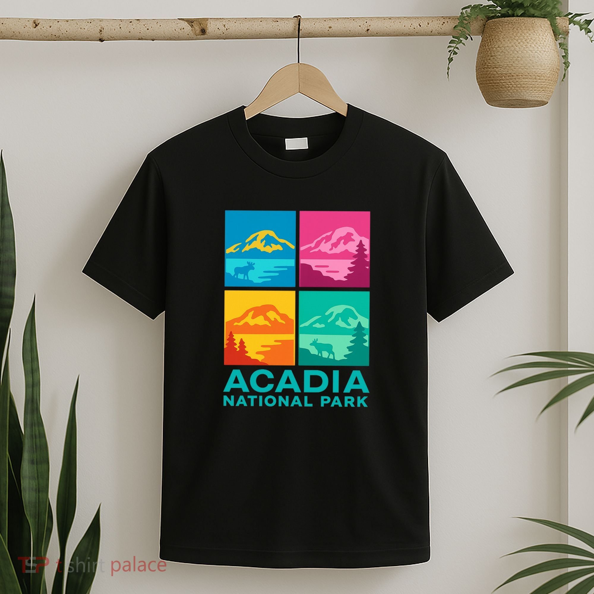Acadia National Park Warhol Style T-Shirt