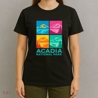 Acadia National Park Warhol Style T-Shirt thumb 4