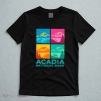 Acadia National Park Warhol Style T-Shirt thumb 5