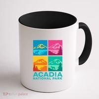 Acadia National Park Warhol Style Coffee Mug thumb 1