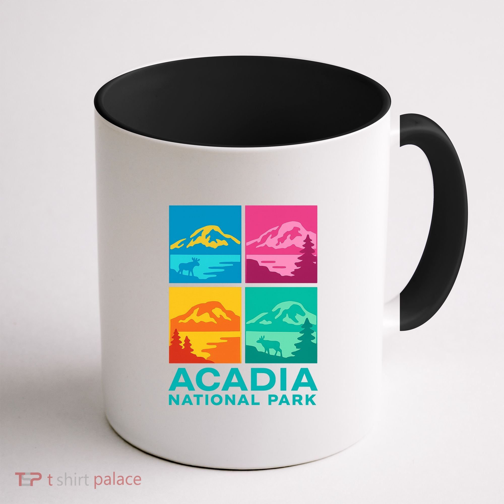 Acadia National Park Warhol Style Coffee Mug