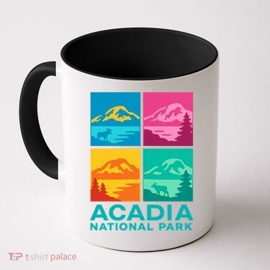 Acadia National Park Warhol Style Coffee Mug