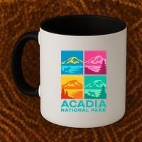 Acadia National Park Warhol Style Coffee Mug thumb 2