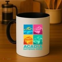 Acadia National Park Warhol Style Coffee Mug thumb 4