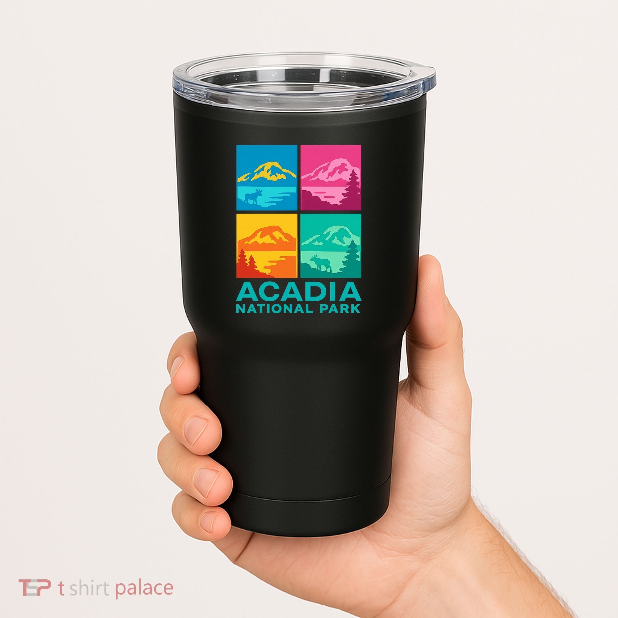 Acadia National Park Warhol Style Tumbler