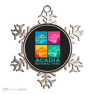 Acadia National Park Warhol Style Ornament
