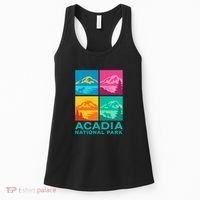 Acadia National Park Warhol Style Women's Tank Top thumb 0