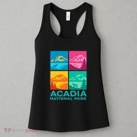 Acadia National Park Warhol Style Women's Tank Top thumb 3