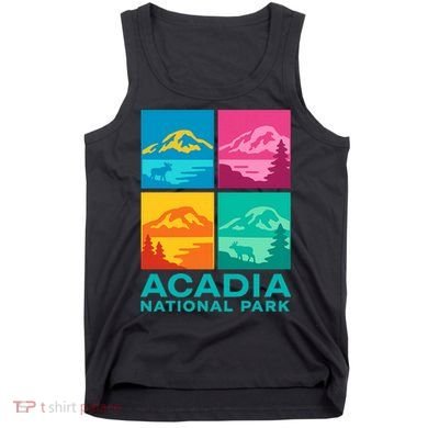 Acadia National Park Warhol Style Tank Top