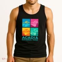 Acadia National Park Warhol Style Tank Top thumb 3