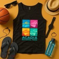 Acadia National Park Warhol Style Tank Top thumb 4