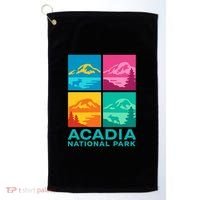 Acadia National Park Warhol Style Golf Towel thumb 0