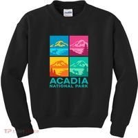Acadia National Park Warhol Style Kids Sweatshirt thumb 0