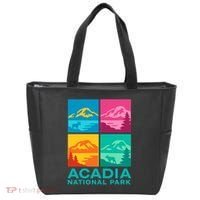 Acadia National Park Warhol Style Tote Bag thumb 0