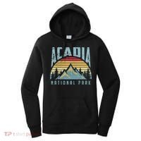 Acadia National Park Maine Mountains Retro Gift Women's Hoodie thumb 0