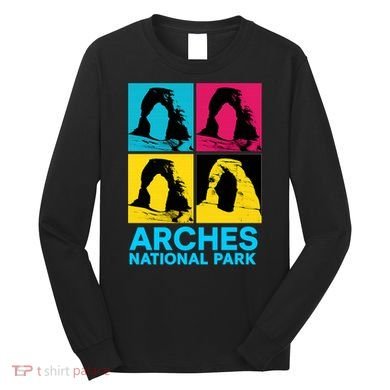 Arches National Park Warhol Style Long Sleeve Shirt