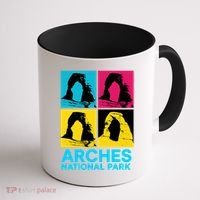 Arches National Park Warhol Style Coffee Mug thumb 1
