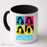 Arches National Park Warhol Style Coffee Mug thumb 0