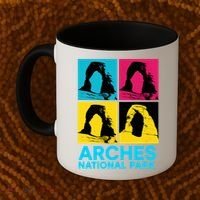 Arches National Park Warhol Style Coffee Mug thumb 2