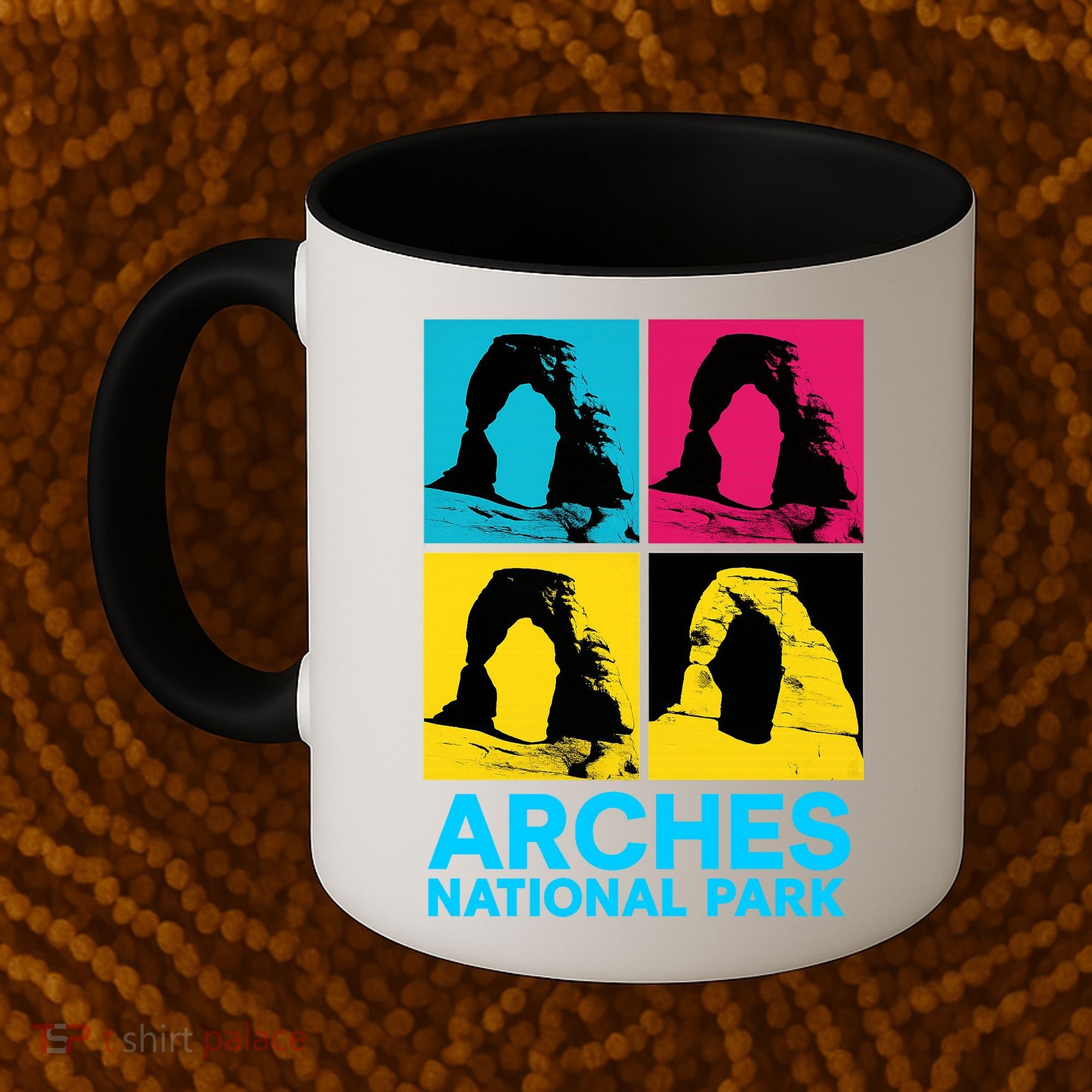 Arches National Park Warhol Style Coffee Mug