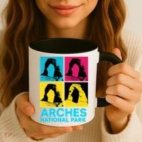 Arches National Park Warhol Style Coffee Mug thumb 3