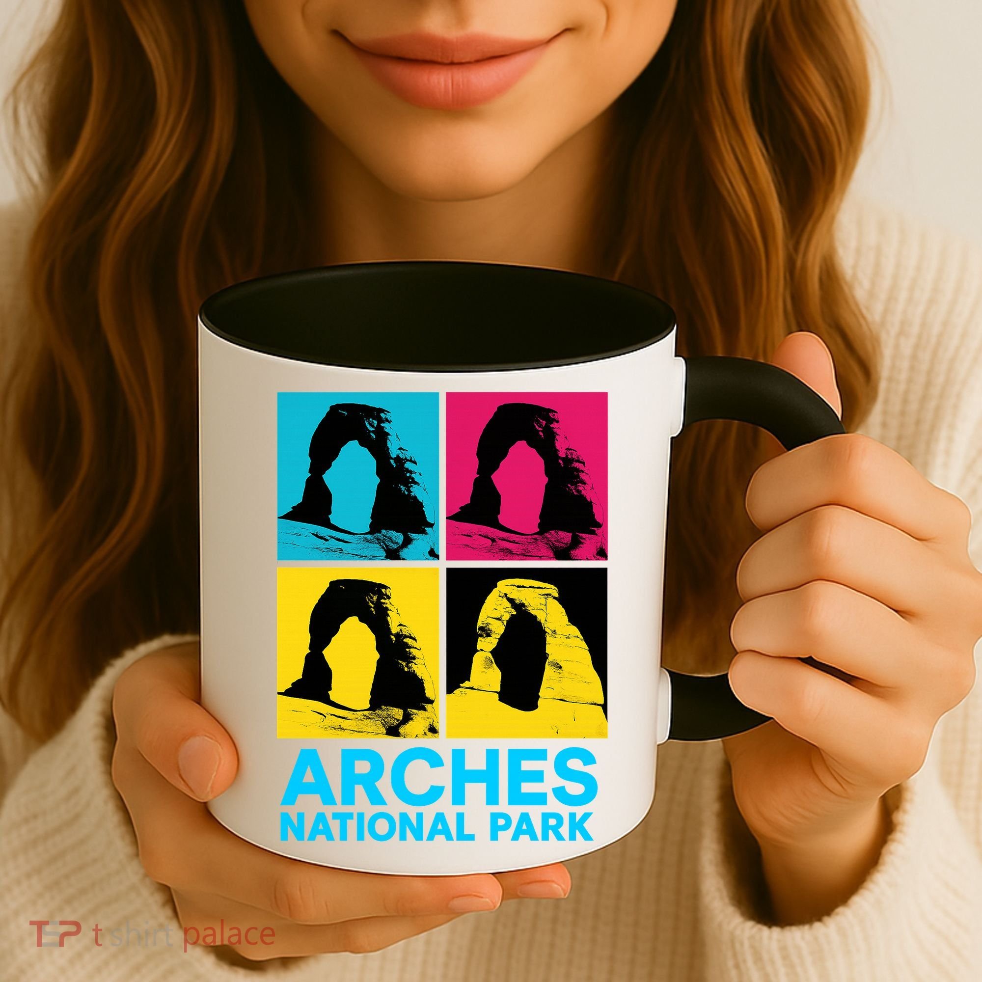 Arches National Park Warhol Style Coffee Mug