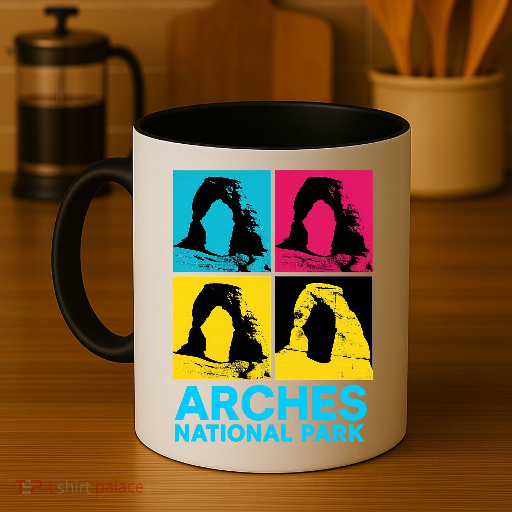 Arches National Park Warhol Style Coffee Mug