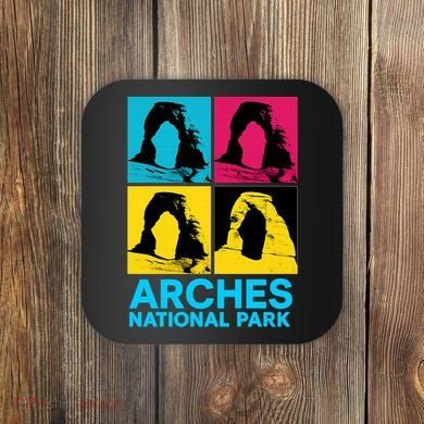 Arches National Park Warhol Style Coaster