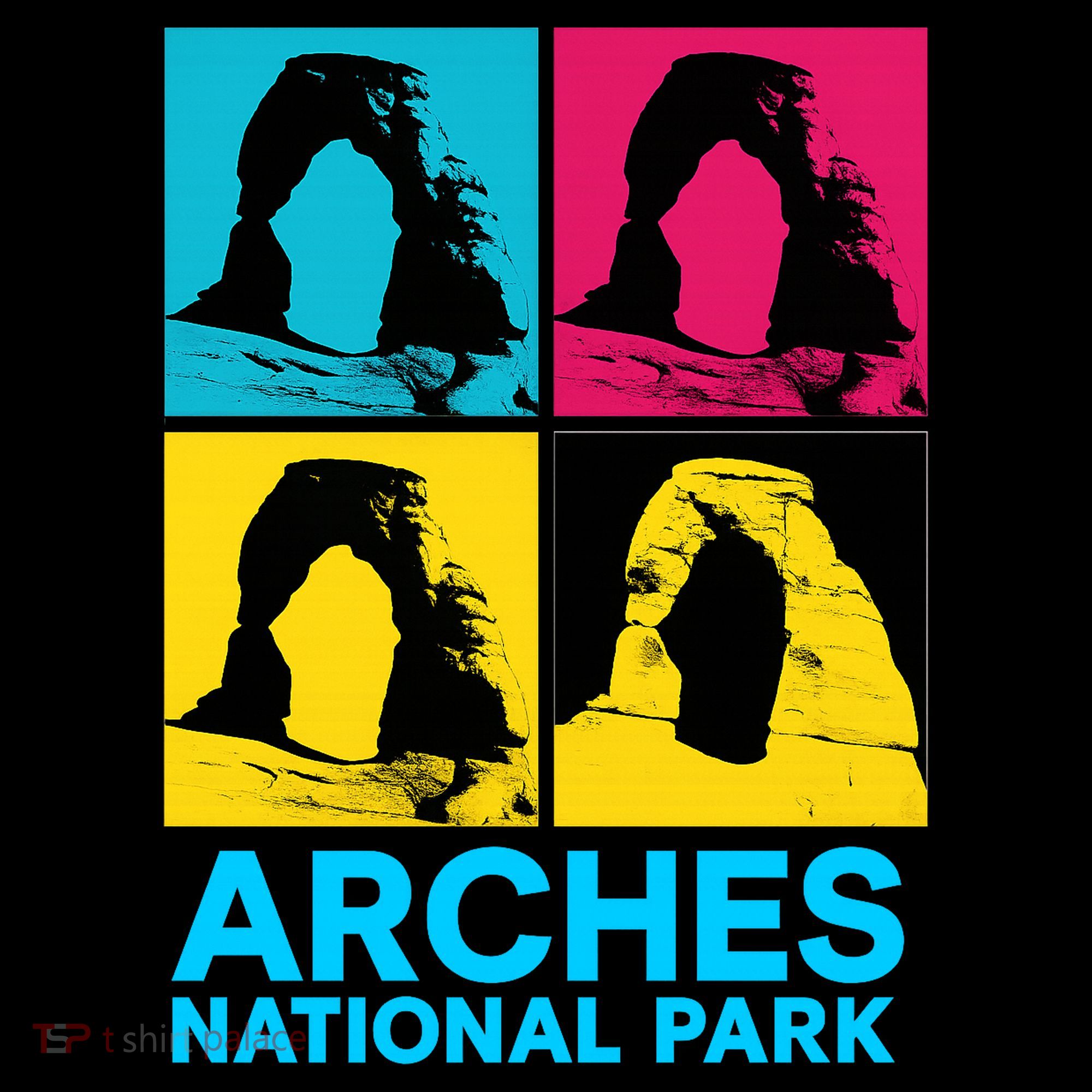 Arches National Park Warhol Style Women's Hoodie