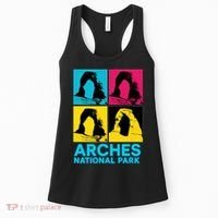 Arches National Park Warhol Style Women's Tank Top thumb 0