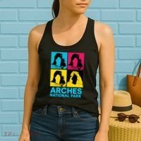 Arches National Park Warhol Style Women's Tank Top thumb 2