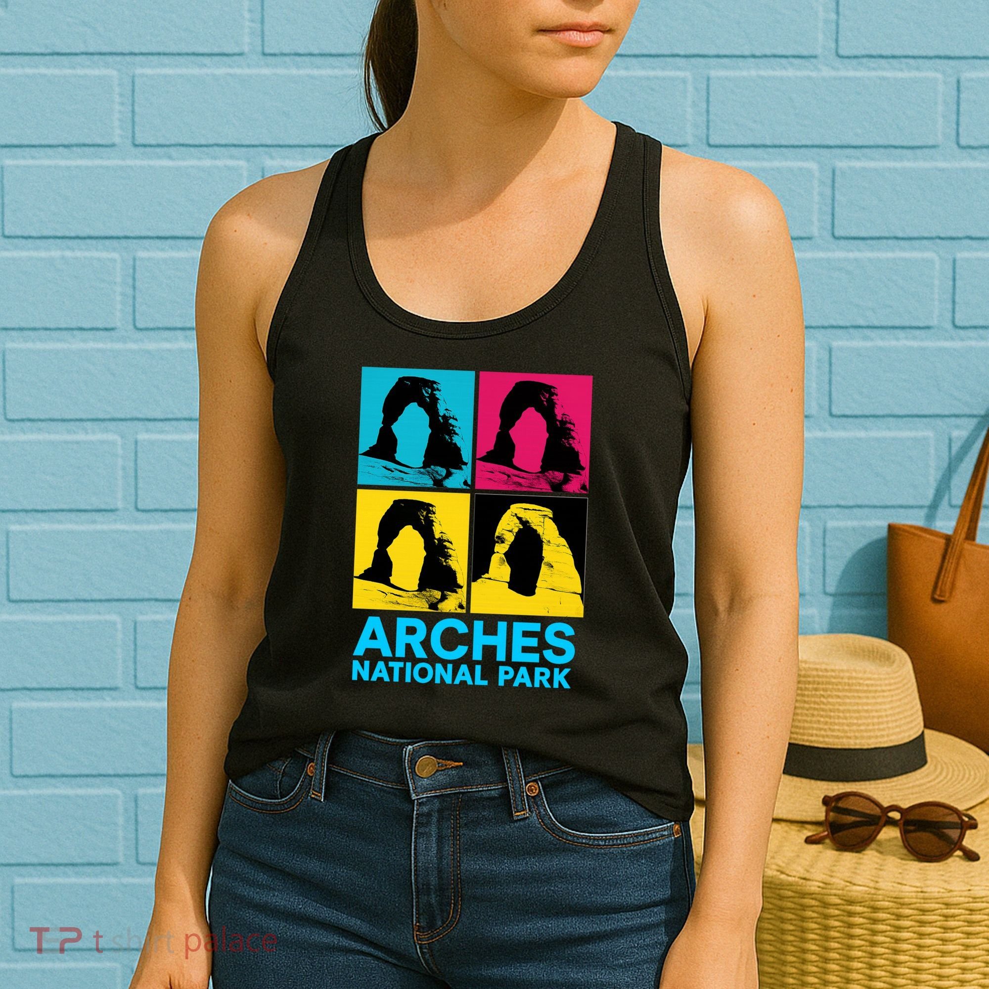 Arches National Park Warhol Style Women's Tank Top