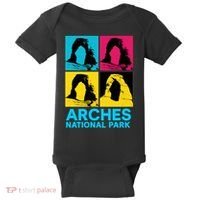 Arches National Park Warhol Style Baby Bodysuit thumb 0