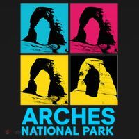 Arches National Park Warhol Style Baby Bodysuit thumb 2